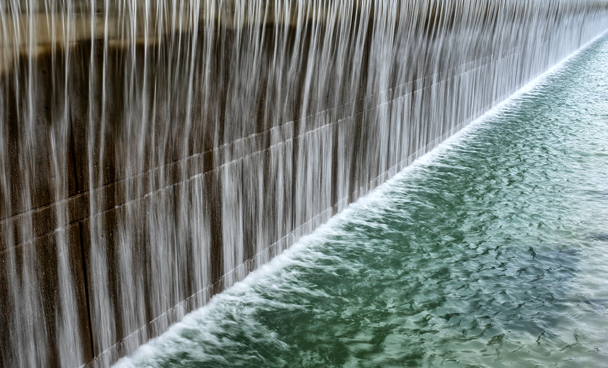 urban waterfall